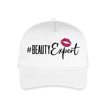 beauty expert lips - Kinder Bio Basecap - Weiß - Vorne
