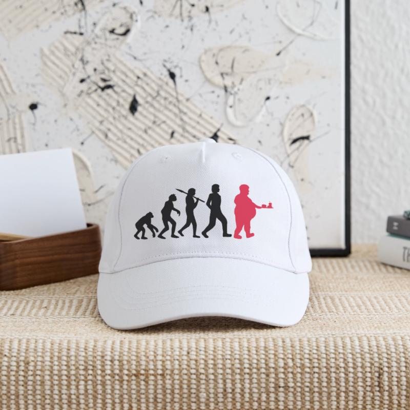 Évolution de la restauration rapide Casquette de baseball bio Enfant