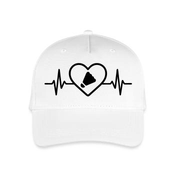 Badminton Heart Sports - Casquette de baseball bio Enfant - blanc - Devant