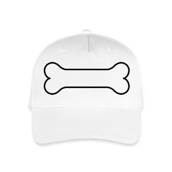 Dog bone - Organic Kids’ Baseball Cap - white - Front