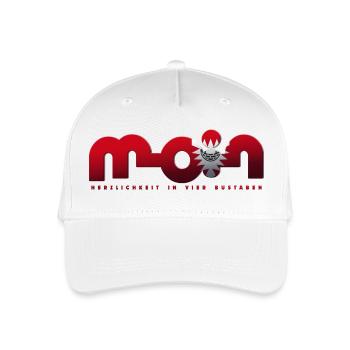 Moin - Kinder Bio Basecap - Weiß - Vorne