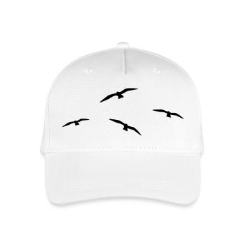 Fliegende Möwe - Kinder Bio Basecap - Weiß - Vorne