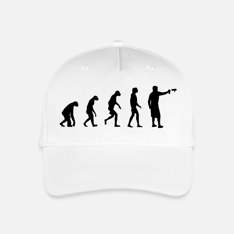 Evolution of Graffiti/ Streetart / Bombing - Kinder Bio Basecap - Weiß