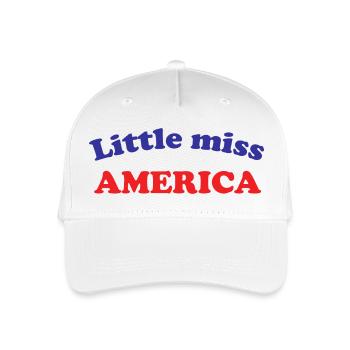 Miss Amérique - Casquette de baseball bio Enfant - blanc - Devant
