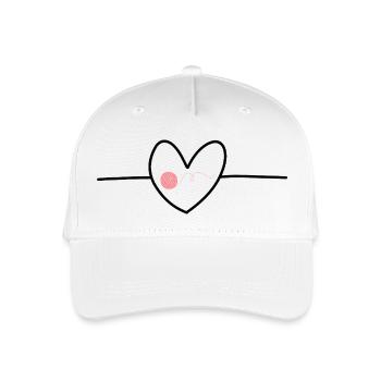 Stricken Stricken Häkeln Stricker - Kinder Bio Basecap - Weiß - Vorne