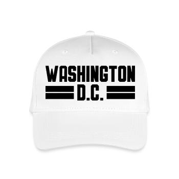 WASHINGTON DC Desing - Kinder Bio Basecap - Weiß - Vorne