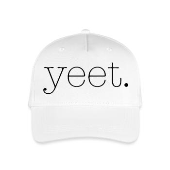 yeet - Organic Kids’ Baseball Cap - white - Front