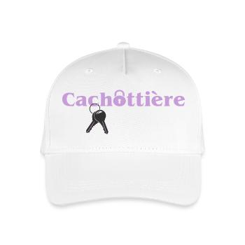 Cachottière Clés et Mystère - Casquette de baseball bio Enfant - blanc - Devant