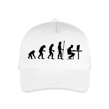 evolution_pc_gamer4 - Organic Kids’ Baseball Cap - white - Front