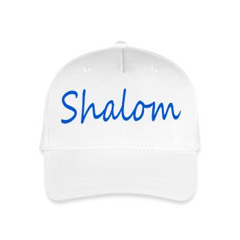 Shalom - Kinder Bio Basecap - Weiß - Vorne