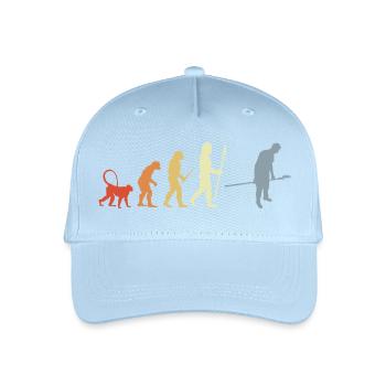 Baker Evolution Retro Look - Organic Kids’ Baseball Cap - light blue - Front