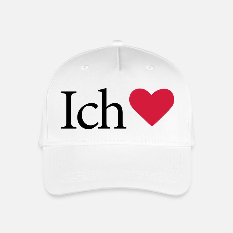 I Love - Kinder Bio Basecap - Weiß