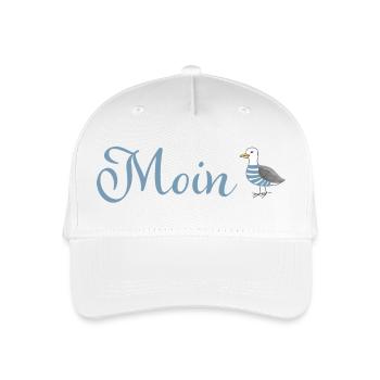 Moin Seagull - Organic Kids’ Baseball Cap - white - Front