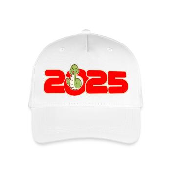 2025 Chinese New Year - Organic Kids’ Baseball Cap - white - Front