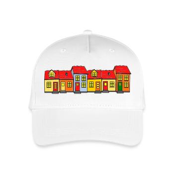 Maisons Hygge / Rue Hygge - Casquette de baseball bio Enfant - blanc - Devant