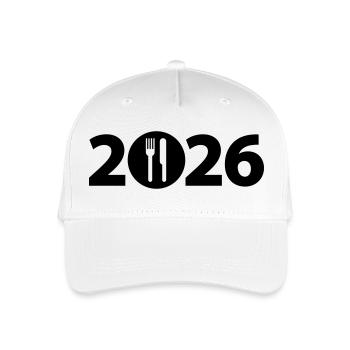 Chef 2026, Chef 2026, Restaurant 2026 - Organic Kids’ Baseball Cap - white - Front