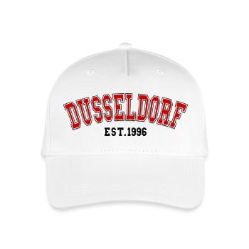 Düsseldorf gegründet 1996 - Kinder Bio Basecap - Weiß - Vorne