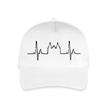 Lübeck - Kinder Bio Basecap - Weiß - Vorne