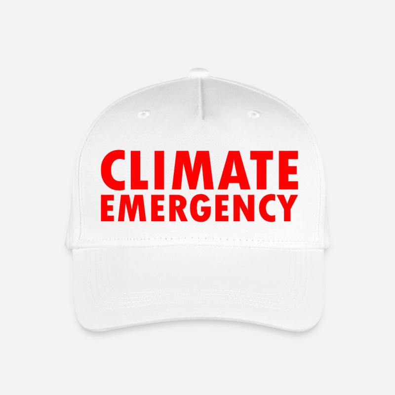 Climate emergency - Kinder Bio Basecap - Weiß
