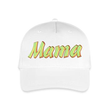 Kosename Mama 3D Style - Kinder Bio Basecap - Weiß - Vorne