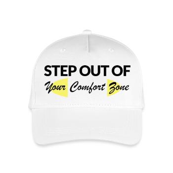 Sortez de votre zone de confort - Casquette de baseball bio Enfant - blanc - Devant