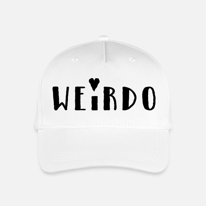 Weirdo - Kinder Bio Basecap - Weiß