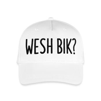 Wesh Bik Humour Arabe - Casquette de baseball bio Enfant - blanc - Devant