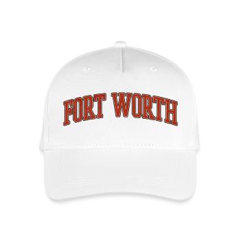 Fort Worth University Arch - Organic Kids’ Baseball Cap - white - Front