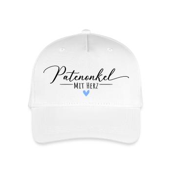 Godfather with a heart - Organic Kids’ Baseball Cap - white - Front