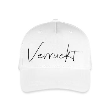 verruckt - Kinder Bio Basecap - Weiß - Vorne