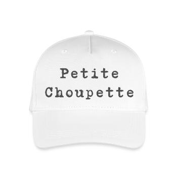 Kleine Choupette - Kinder Bio Basecap - Weiß - Vorne