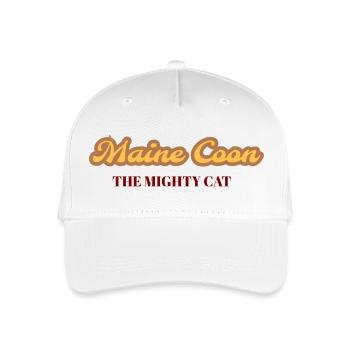 Maine Coon - The mighty Cat - Casquette de baseball bio Enfant - blanc - Devant
