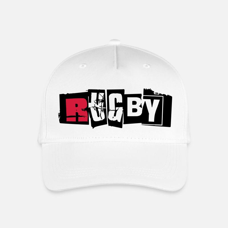 rugby 2 - Organic Kids’ Baseball Cap - white