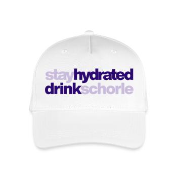 Restez hydraté - buvez du spritzer - Casquette de baseball bio Enfant - blanc - Devant