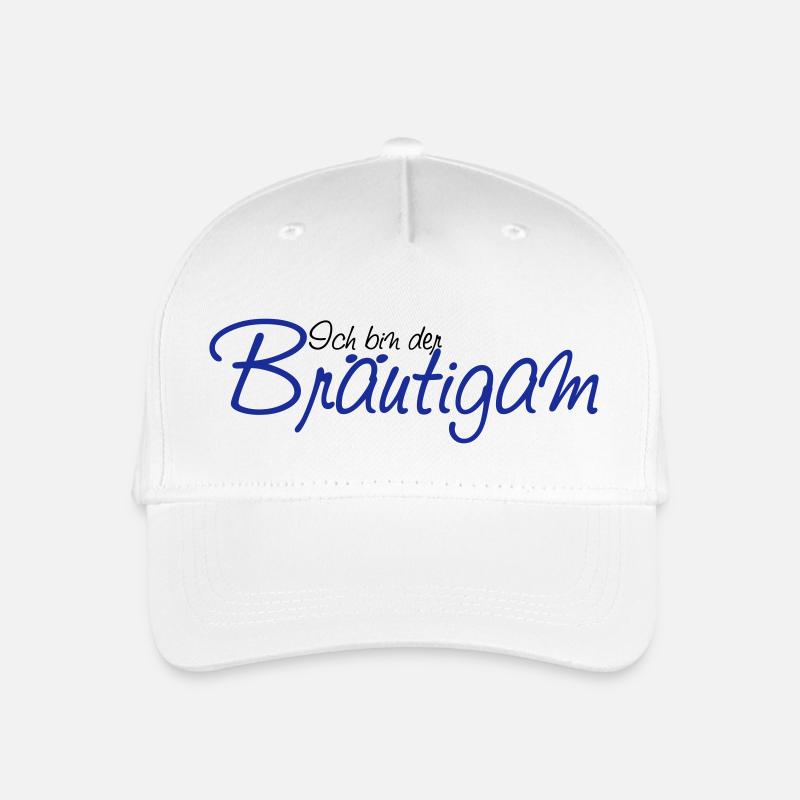 ich_bin_der_braeutigam - Casquette de baseball bio Enfant - blanc