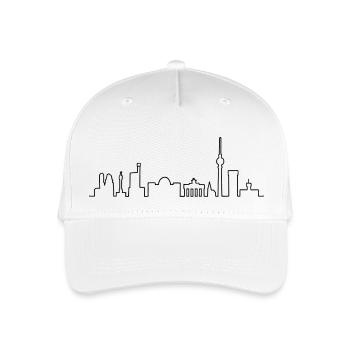 Skyline of Berlin - Organic Kids’ Baseball Cap - white - Front