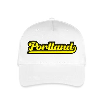 Lettrage rétro Portland Oregon - Casquette de baseball bio Enfant - blanc - Devant