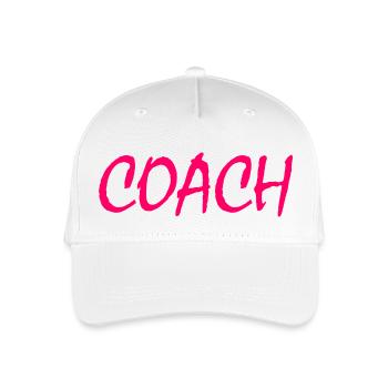 COACH - Organic Kids’ Baseball Cap - white - Front