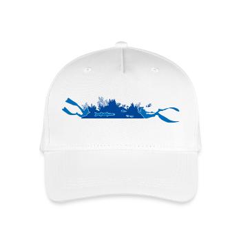 Diving & Freediving - Silueta Arrecife - Organic Kids’ Baseball Cap - white - Front