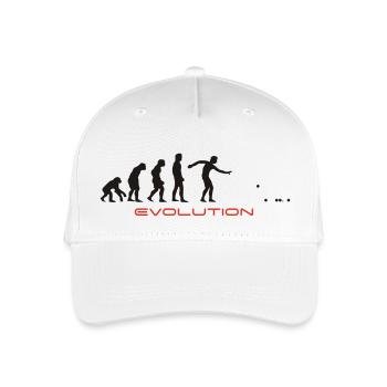 Jaune d'œuf Pétanque T-shirts - Casquette de baseball bio Enfant - blanc - Devant