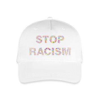 Stop Racism - Organic Kids’ Baseball Cap - white - Front