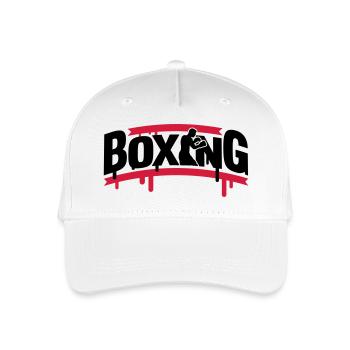 boxing_1_f2 - Kinder Bio Basecap - Weiß - Vorne