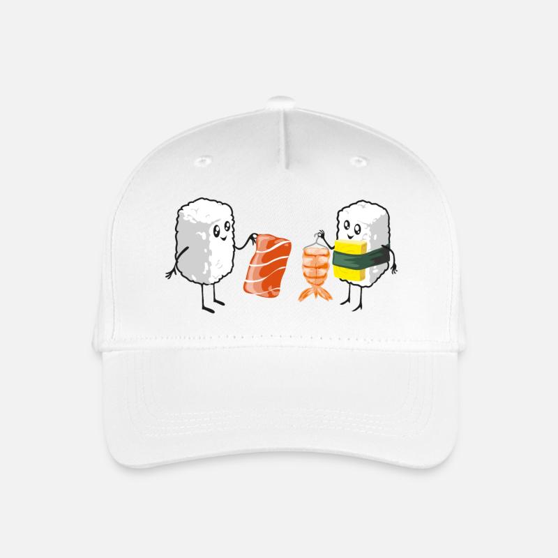 Sushi Shopping - Kinder Bio Basecap - Weiß