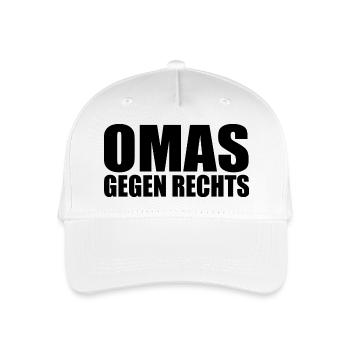 Omas gegen rechts - Kinder Bio Basecap - Weiß - Vorne