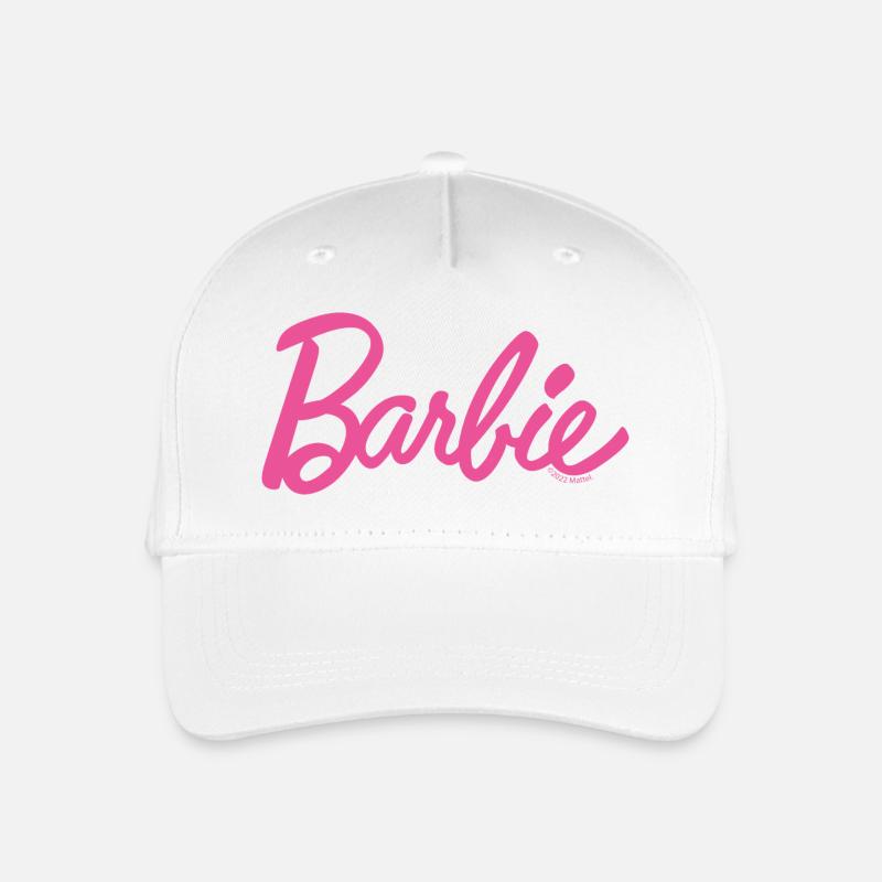 Barbie Klassisches Logo - Kinder Bio Basecap - Weiß