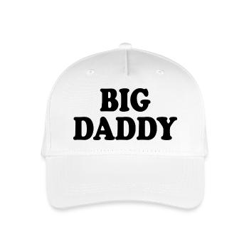 Big daddy - Kinder Bio Basecap - Weiß - Vorne