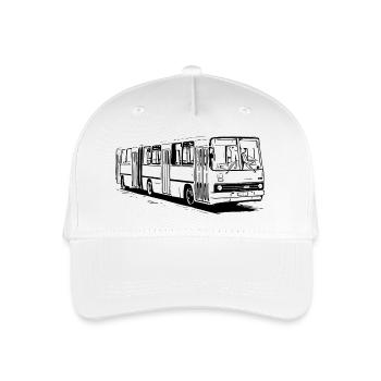 Ikarus Gelenkbus - Kinder Bio Basecap - Weiß - Vorne