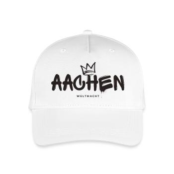 Aachen Weltmacht - Kinder Bio Basecap - Weiß - Vorne