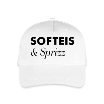 Softeis Sprizz Sommer Urlaub - Kinder Bio Basecap - Weiß - Vorne