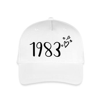 1983 - Organic Kids’ Baseball Cap - white - Front